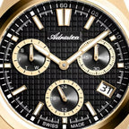 Portofino Men Quartz Black Dial Analog Stainless Steel Watch A8326.1114QF