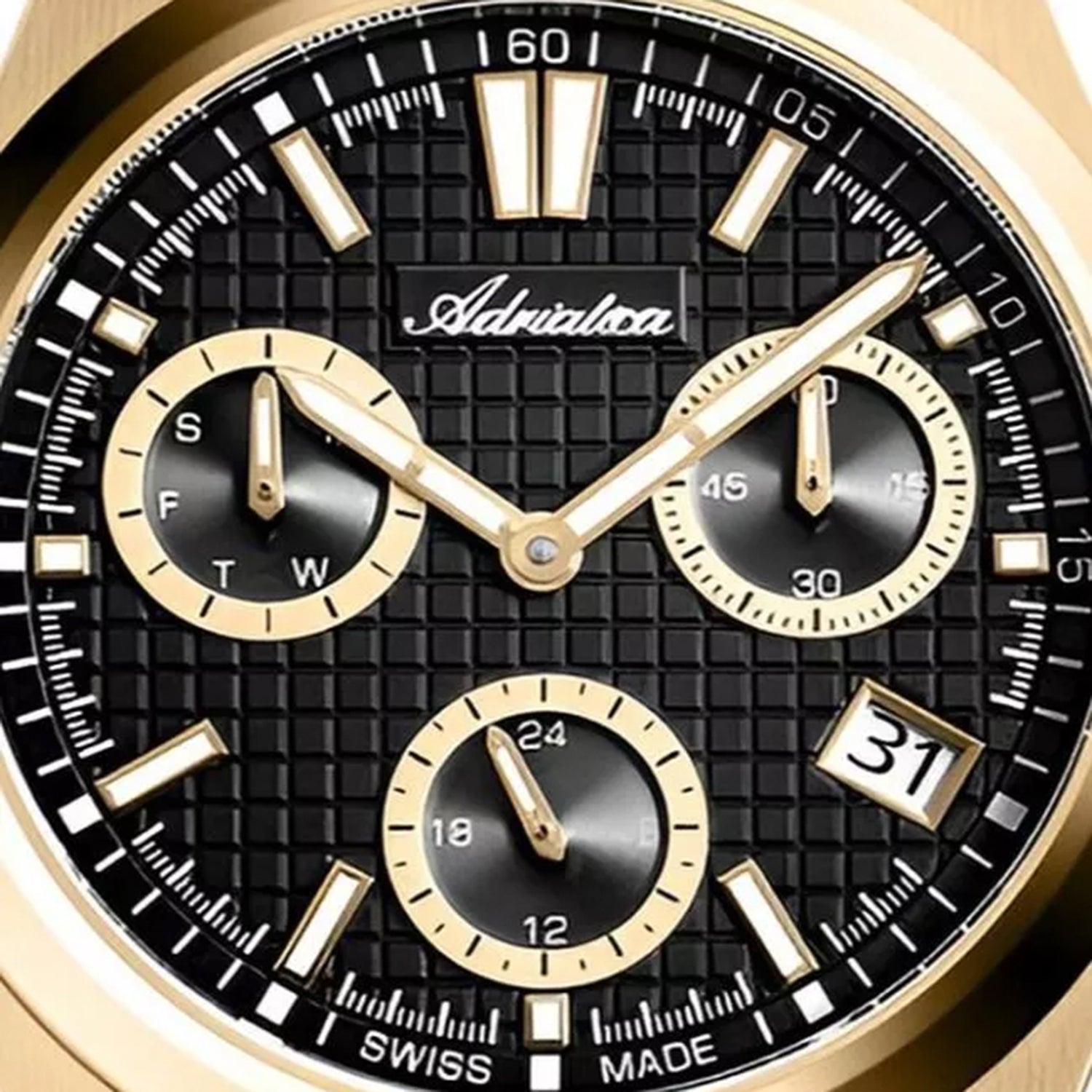 Portofino Men Quartz Black Dial Analog Stainless Steel Watch A8326.1114QF