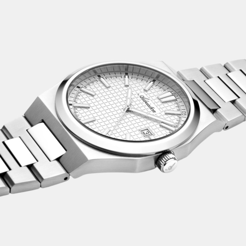 Adriatica Men Quartz Silver Dial Analog Stainless Steel Watch A8326.5113Q-2