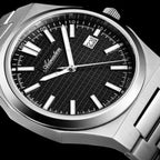 Men Quartz Black Dial Analog Stainless Steel Watch A8326.5114Q