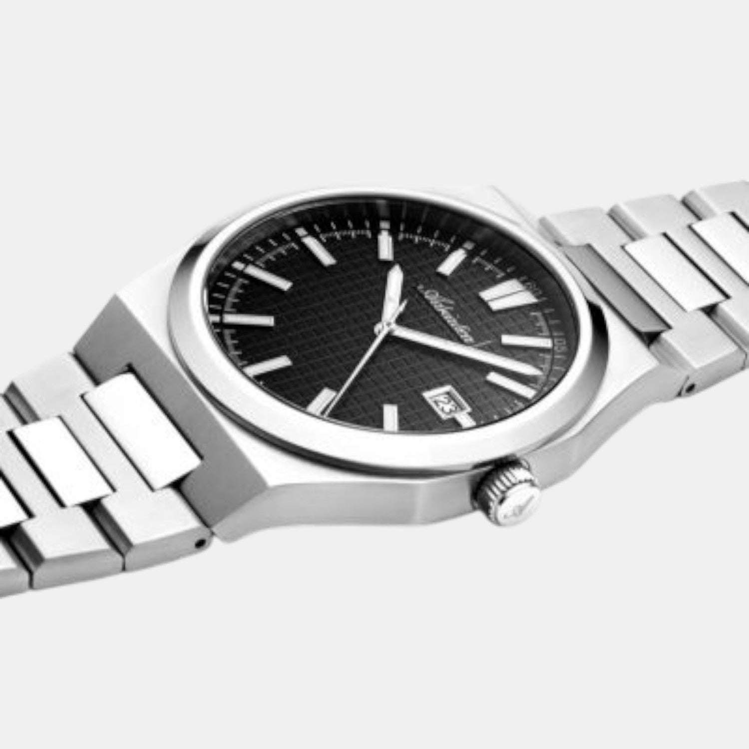 Adriatica Men Quartz Black Dial Analog Stainless Steel Watch A8326.5114Q-2