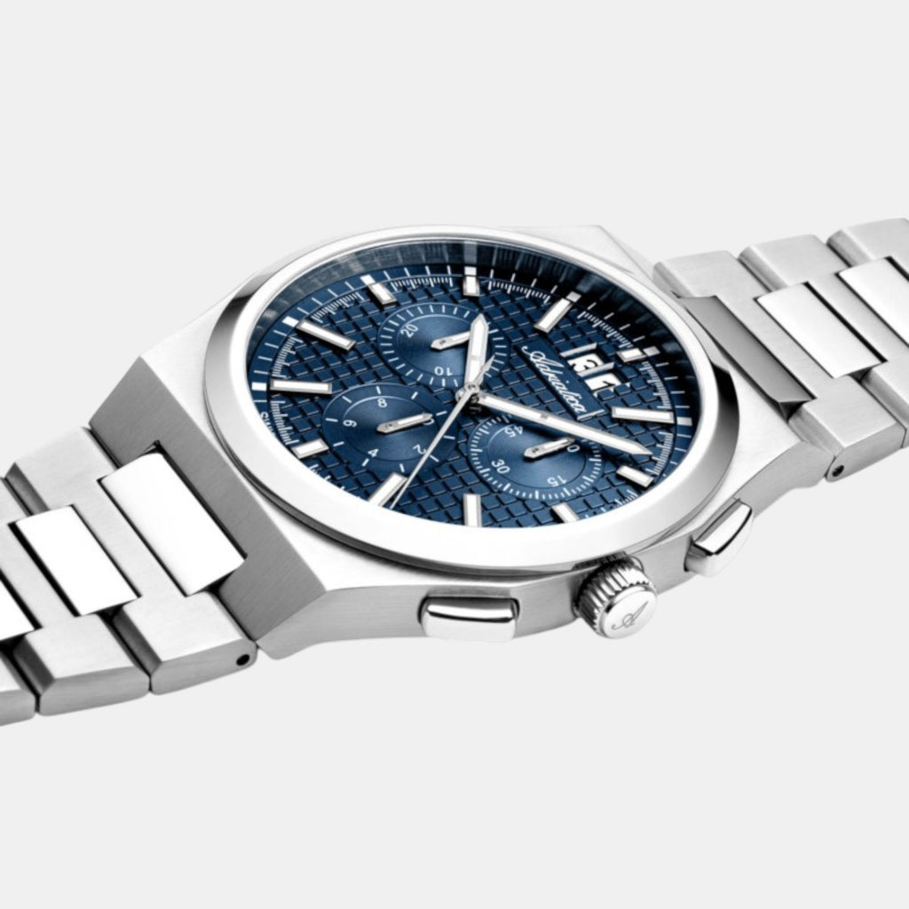 Adriatica Men Quartz Blue Dial Chronograph Stainless Steel Watch A8326.5115CH-2