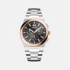 Adriatica Men Quartz Gun Dial Chronograph Stainless Steel Watch A8326.R116CH-2