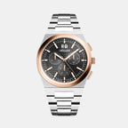 Adriatica Men Quartz Gun Dial Chronograph Stainless Steel Watch A8326.R116CH-1