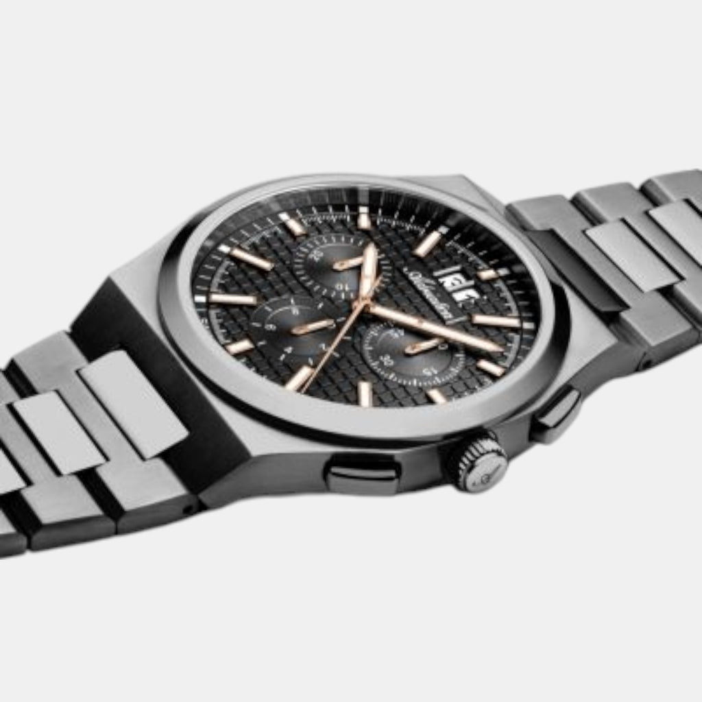 Adriatica Men Quartz Gun Dial Chronograph Stainless Steel Watch A8326.S1R6CH-3