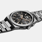 Adriatica Men Quartz Gun Dial Chronograph Stainless Steel Watch A8326.S1R6CH-3