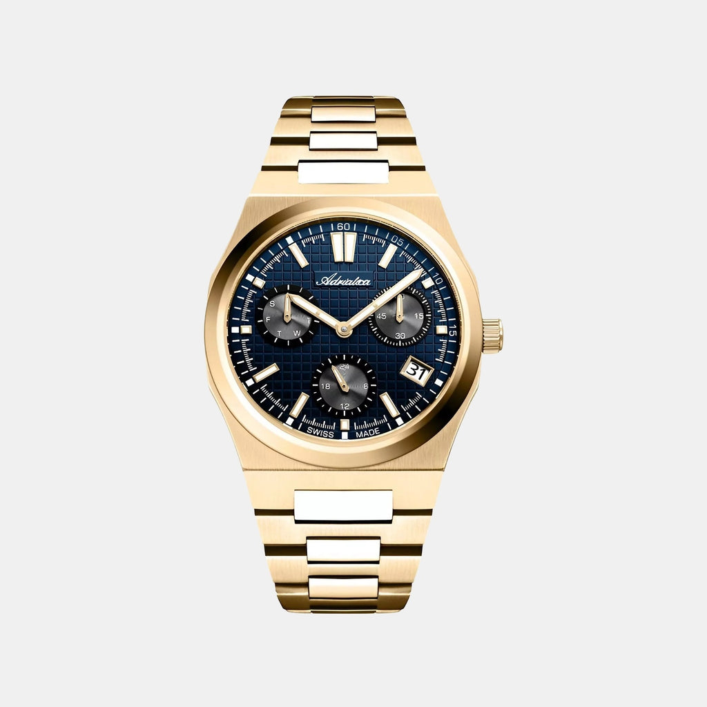 Portofino Men Quartz Blue Dial Analog Stainless Steel Watch A8326.1115QF