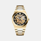 Skeleton Men Automatic Grey Dial Analog Stainless Steel Watch A8326.1116SA