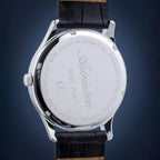 Vintage Men Quartz Blue Dial Analog Leather Watch A8331.5255Q