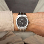 Premiere Men Quartz Grey Dial Analog Stainless Steel Watch A8337.5116Q