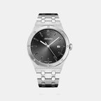 Premiere Men Quartz Grey Dial Analog Stainless Steel Watch A8337.5116Q