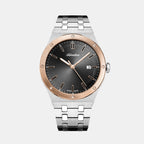 Adriatica Men Quartz Gun Dial Analog Stainless Steel Watch A8337.R116Q-1