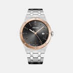 Men Quartz Grey Dial Analog Stainless Steel Watch A8337.R116Q