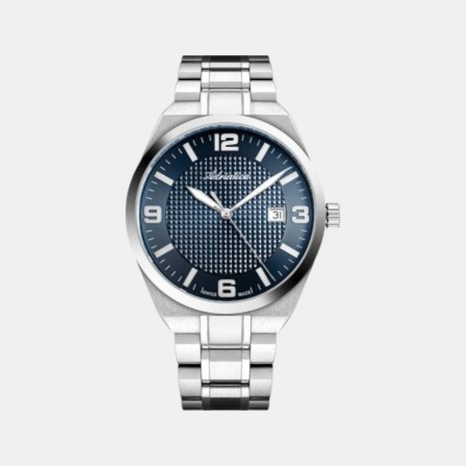 Adriatica Men Quartz Blue Dial Analog Stainless Steel Watch A8343.5155Q-2