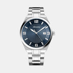 Adriatica Men Quartz Blue Dial Analog Stainless Steel Watch A8343.5155Q-1