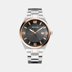 Adriatica Men Quartz Gun Dial Analog Stainless Steel Watch A8343.R156Q-2