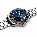 Premiere Men Quartz Blue Dial Analog Stainless Steel Watch A8347.T195QR