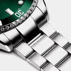 Premiere Men Quartz Green Dial Analog Stainless Steel Watch A8347.W190Q