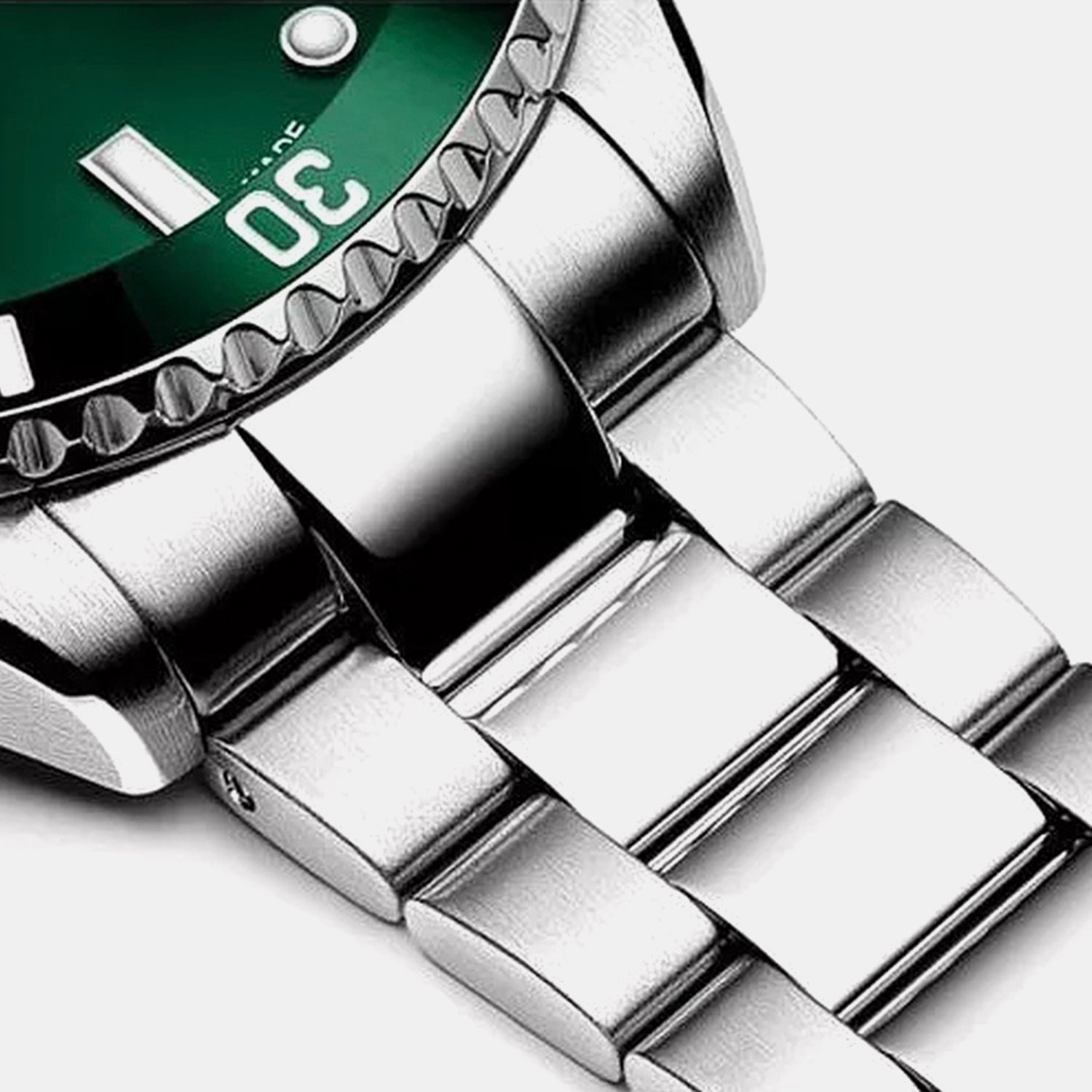 Premiere Men Quartz Green Dial Analog Stainless Steel Watch A8347.W190Q