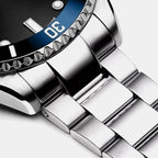 Premiere Men Quartz Black Dial Analog Stainless Steel Watch A8347.Y194QT