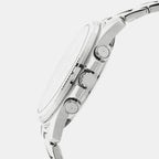 Enticer Men Quartz Silver Dial Chronograph Stainless Steel Watch A837