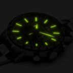 Adriatica Men Chronograph Blue Dial Analog Stainless Steel Watch A8383.4115CH-3