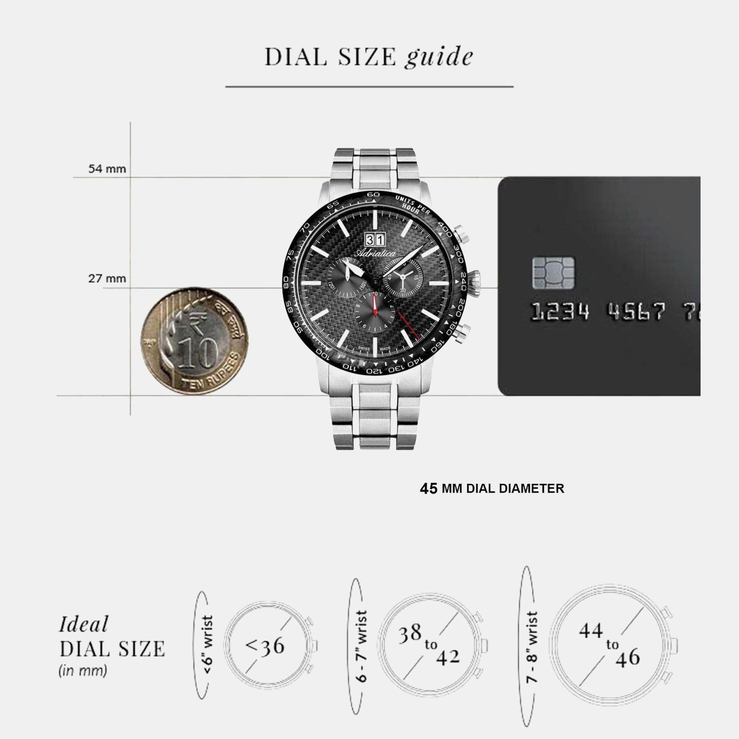 Men Quartz Grey Dial Chronograph Stainless Steel Watch A8383.4116CH