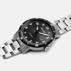 Aviation Men Quartz Grey Dial Analog Titanium Watch A8383.4126A