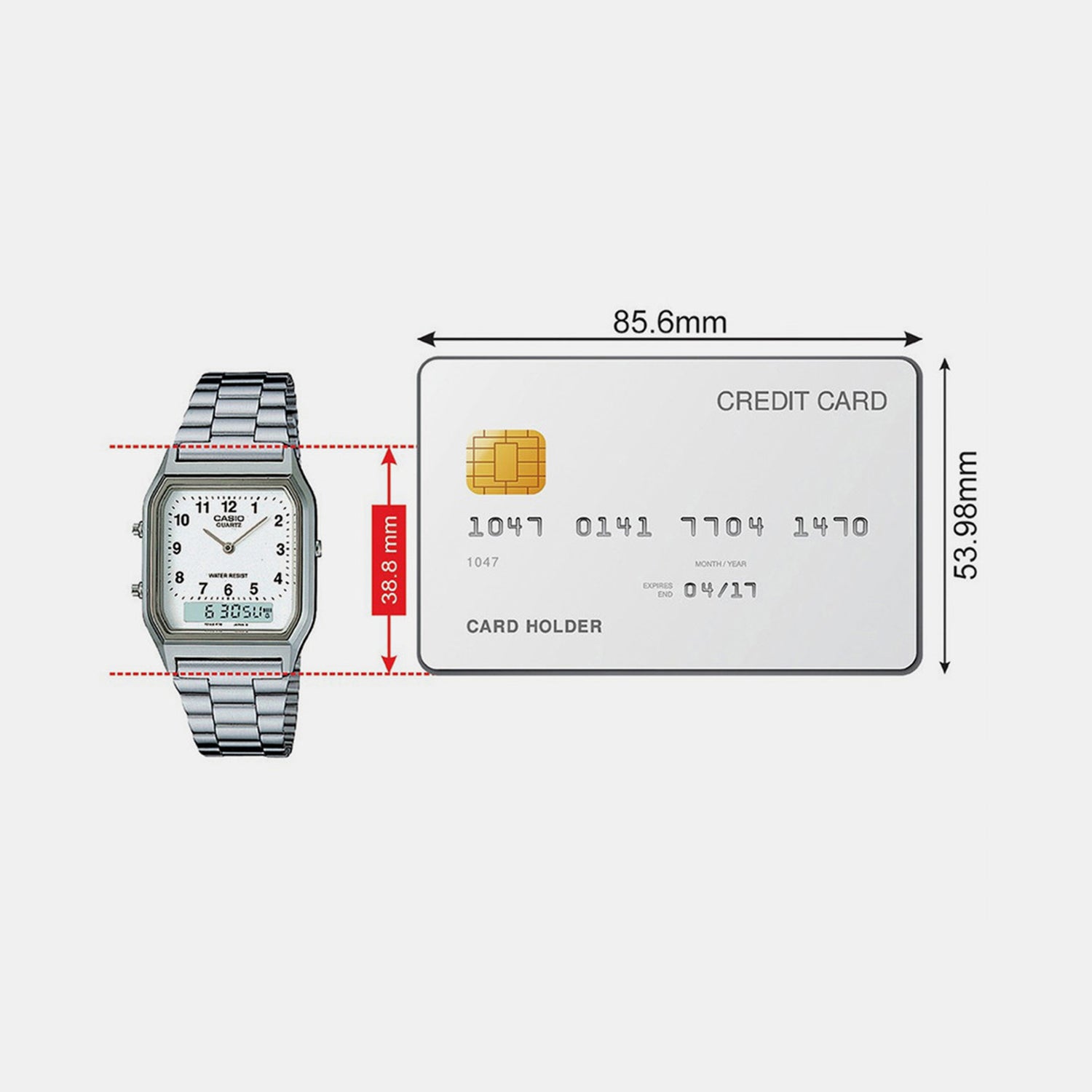 Vintage Unisex Quartz White Dial Analog Stainless Steel Watch AD02