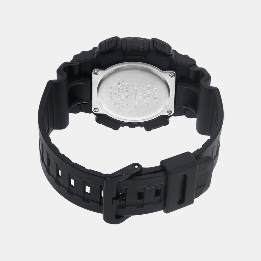 Youth Unisex Quartz Gold Dial Analog-Digital Resin Watch AD206
