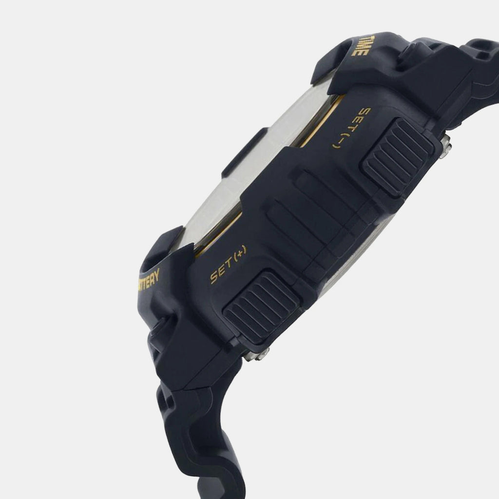 Youth Unisex Quartz Gold Dial Analog-Digital Resin Watch AD206