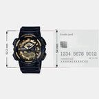 Youth Unisex Quartz Gold Dial Analog-Digital Resin Watch AD206