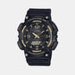 Youth Men Quartz Black Dial Analog-Digital Resin Watch AD209
