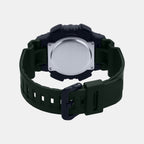 Youth Unisex Quartz Black Dial Analog-Digital Resin Watch AD223