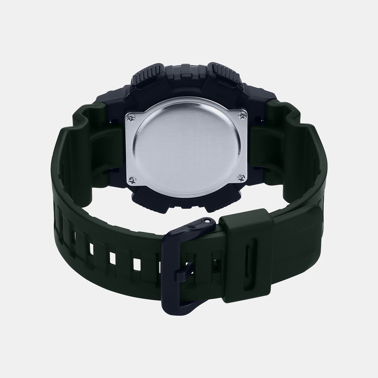 Youth Unisex Quartz Black Dial Analog-Digital Resin Watch AD223