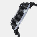Youth Unisex Quartz Black Dial Analog-Digital Resin Watch AD262