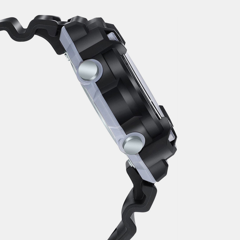 Youth Unisex Quartz Black Dial Analog-Digital Resin Watch AD262