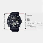 Youth Unisex Quartz Black Dial Analog-Digital Resin Watch AD262