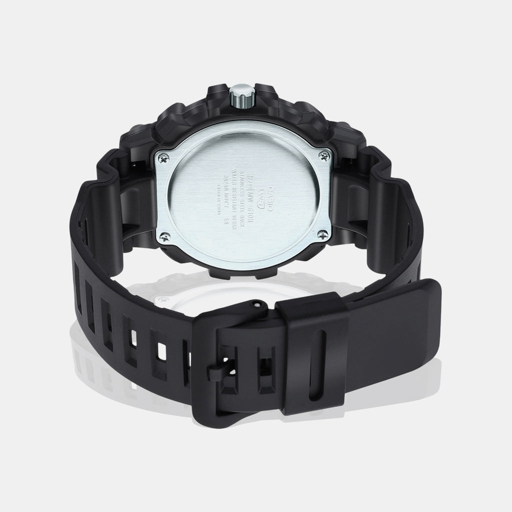 Youth Unisex Quartz Black Dial Analog Resin Watch AD265