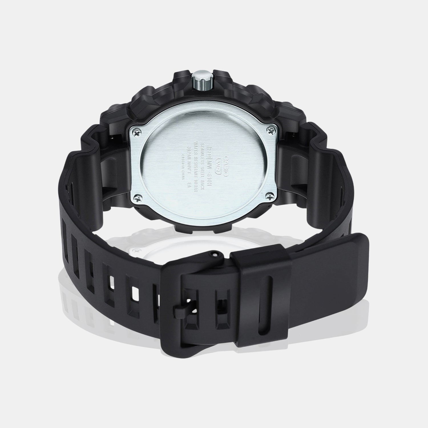 Youth Unisex Quartz Black Dial Analog Resin Watch AD265