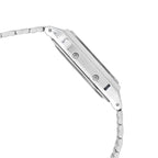 Vintage Men Turquoise Blue Dial Stainless Steel Watch AD271