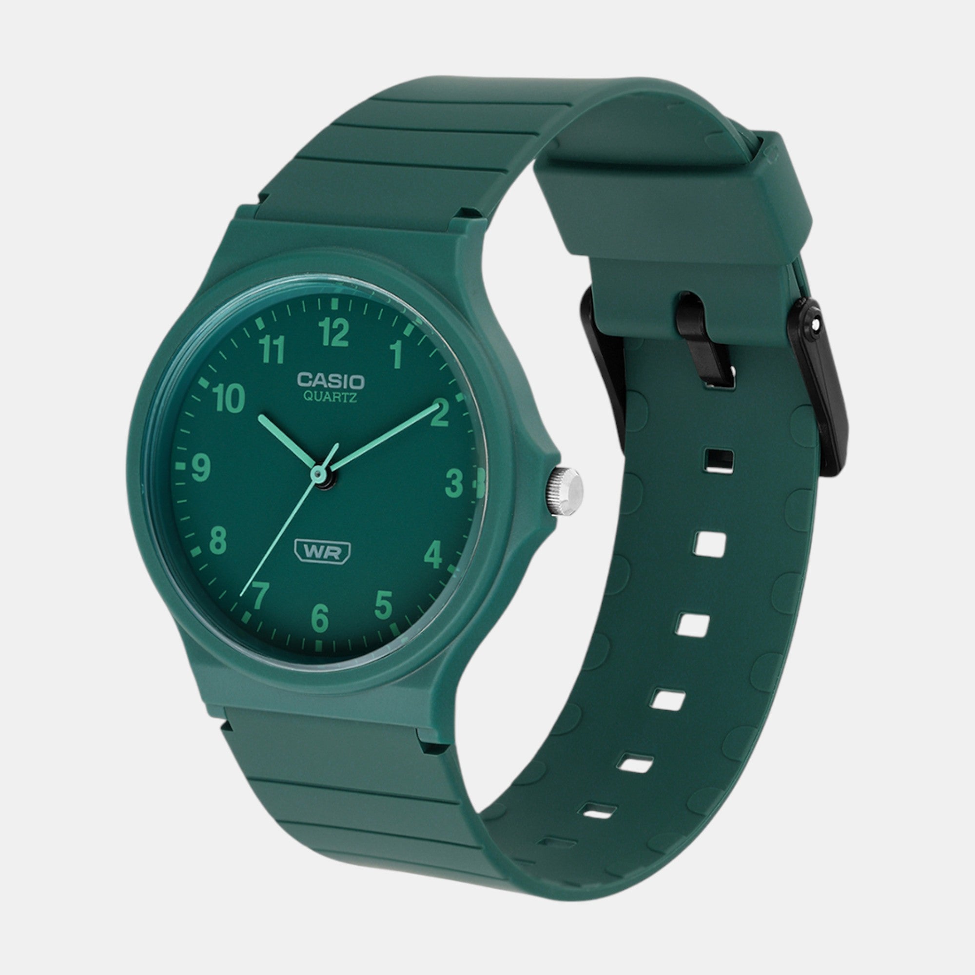 Youth Unisex Quartz Green Dial Analog Resin Watch AD273