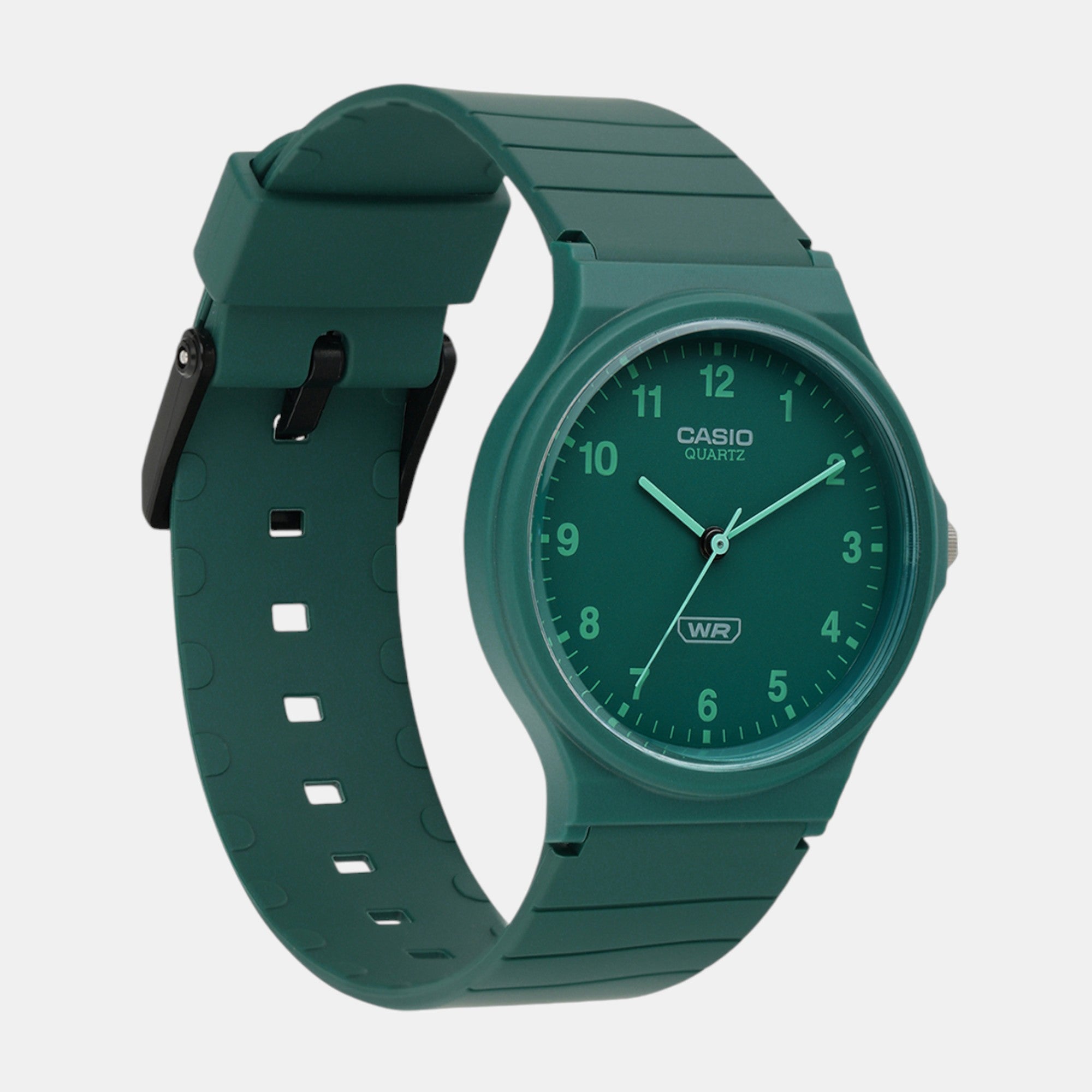 Youth Unisex Quartz Green Dial Analog Resin Watch AD273