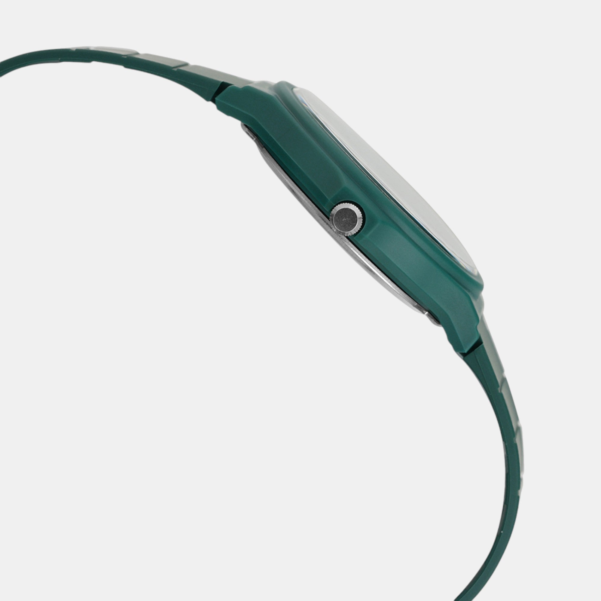 Youth Unisex Quartz Green Dial Analog Resin Watch AD273