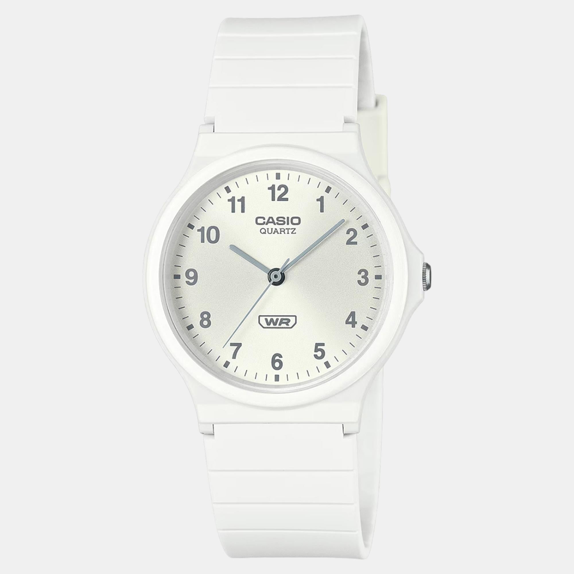 Youth Unisex Quartz White Dial Analog Resin Watch AD274