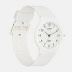 Youth Unisex Quartz White Dial Analog Resin Watch AD274