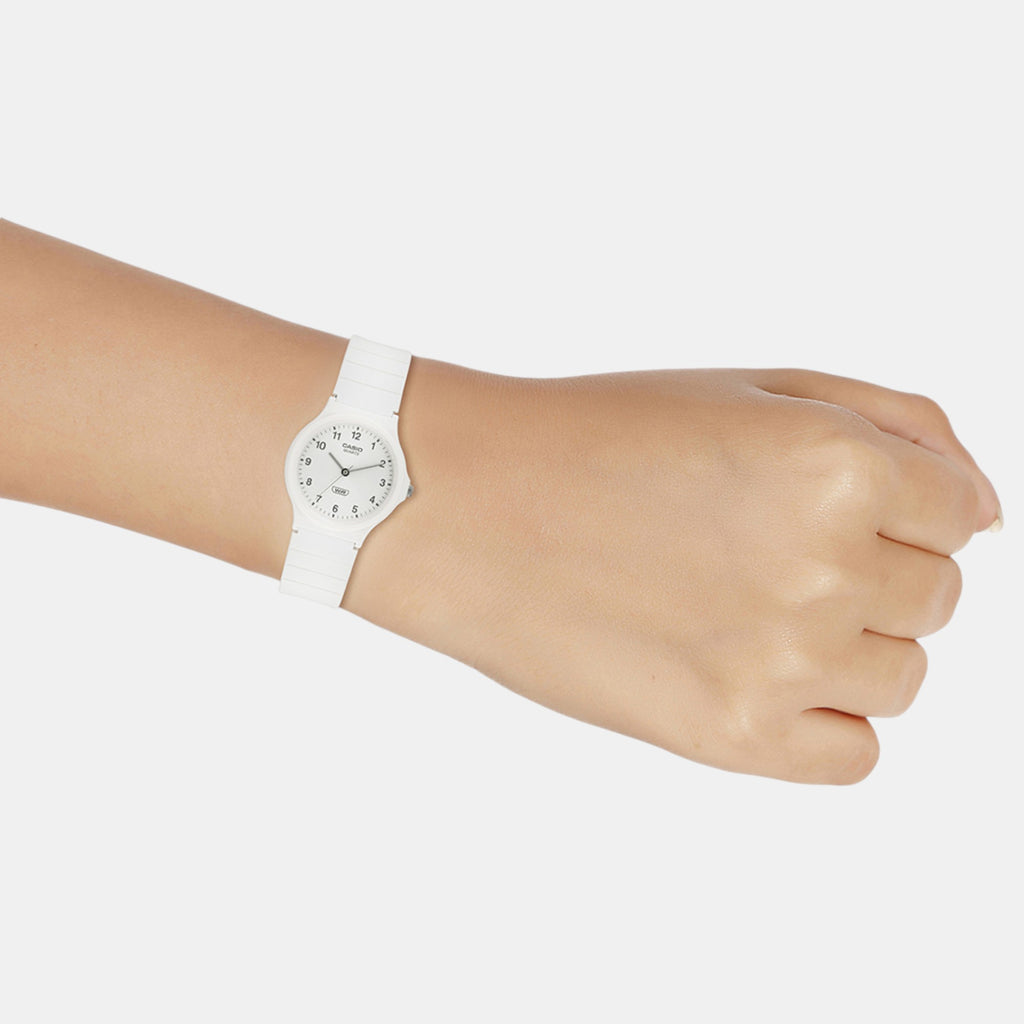 Youth Unisex Quartz White Dial Analog Resin Watch AD274