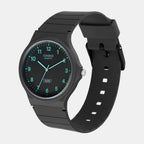 Youth Unisex Quartz Black Dial Analog Resin Watch AD275