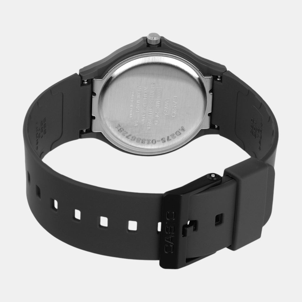 Youth Unisex Quartz Black Dial Analog Resin Watch AD275