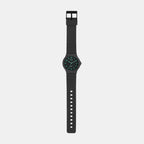 Youth Unisex Quartz Black Dial Analog Resin Watch AD275